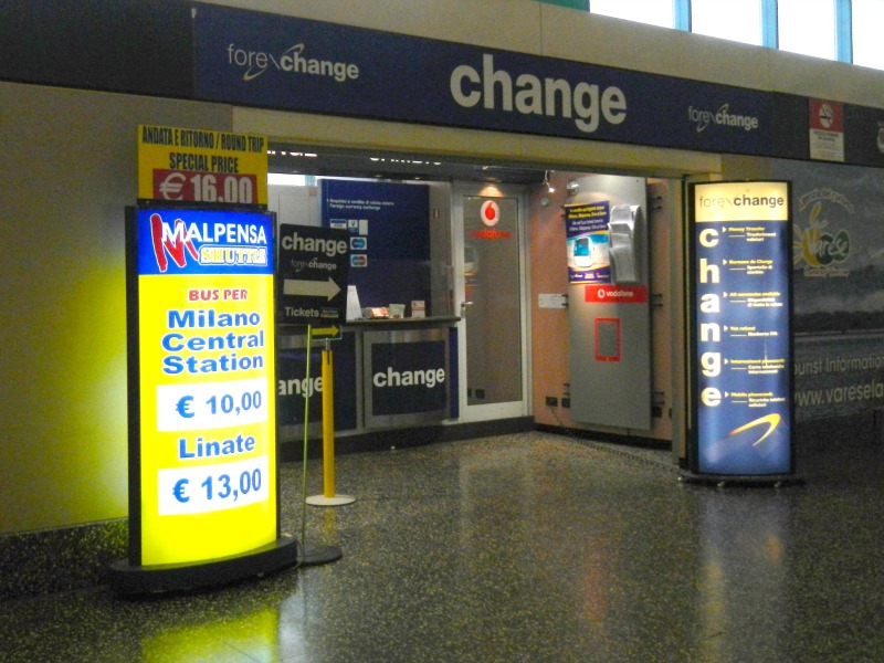 Forexchange at Milan Airport