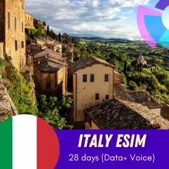 Italy eSIM 28 days data and call